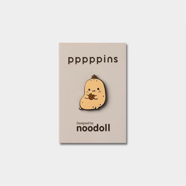 ピンバッチ－pppppins×Noodoll ポテト | 猫式×台灣 台湾雑貨 猫雑貨の