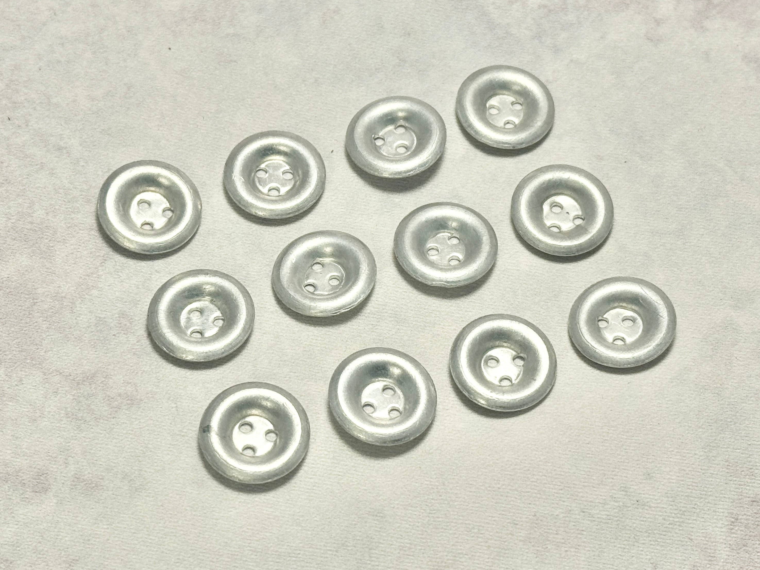 WWII ドイツ軍 3つ穴 18mm アルミボタン 12個セット | アイヘンバウム