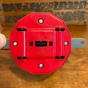 M&M's クリスマス・トレイン・トッパー サーカストレイン 列車 機関車 イエロー ミールトイ エムアンドエムズ MU-289