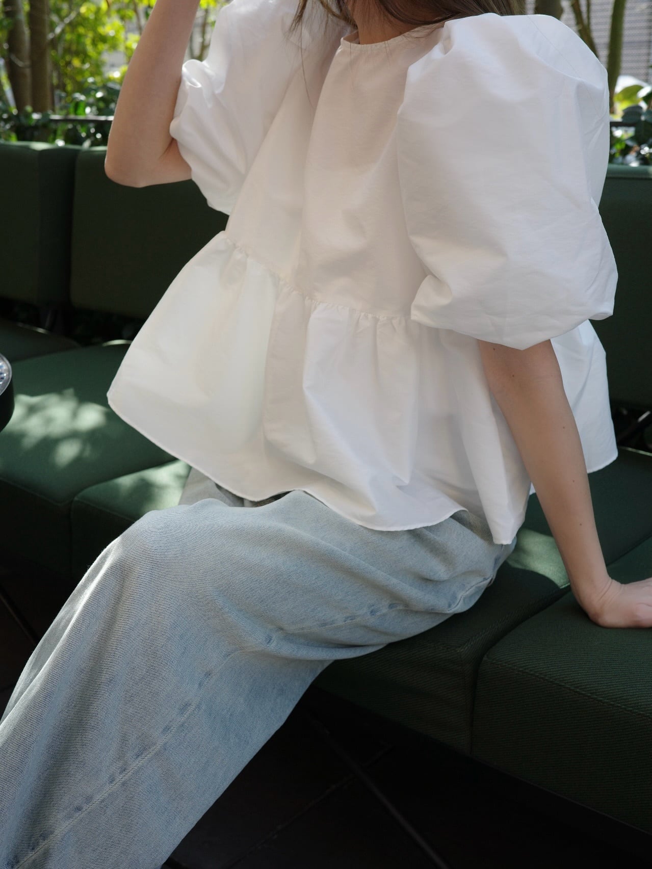 pumpkin blouse / white(4月中旬頃発送予定)