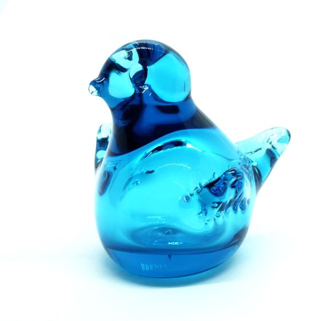 エフエム・コンストグラス  FM Konstglas  [ガラスの鳥(Swallow)のオブジェ]