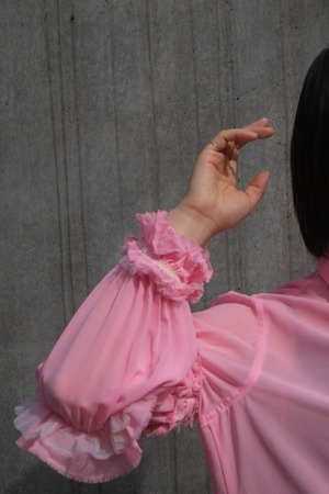 pink blouse(COMME des GARCONS)