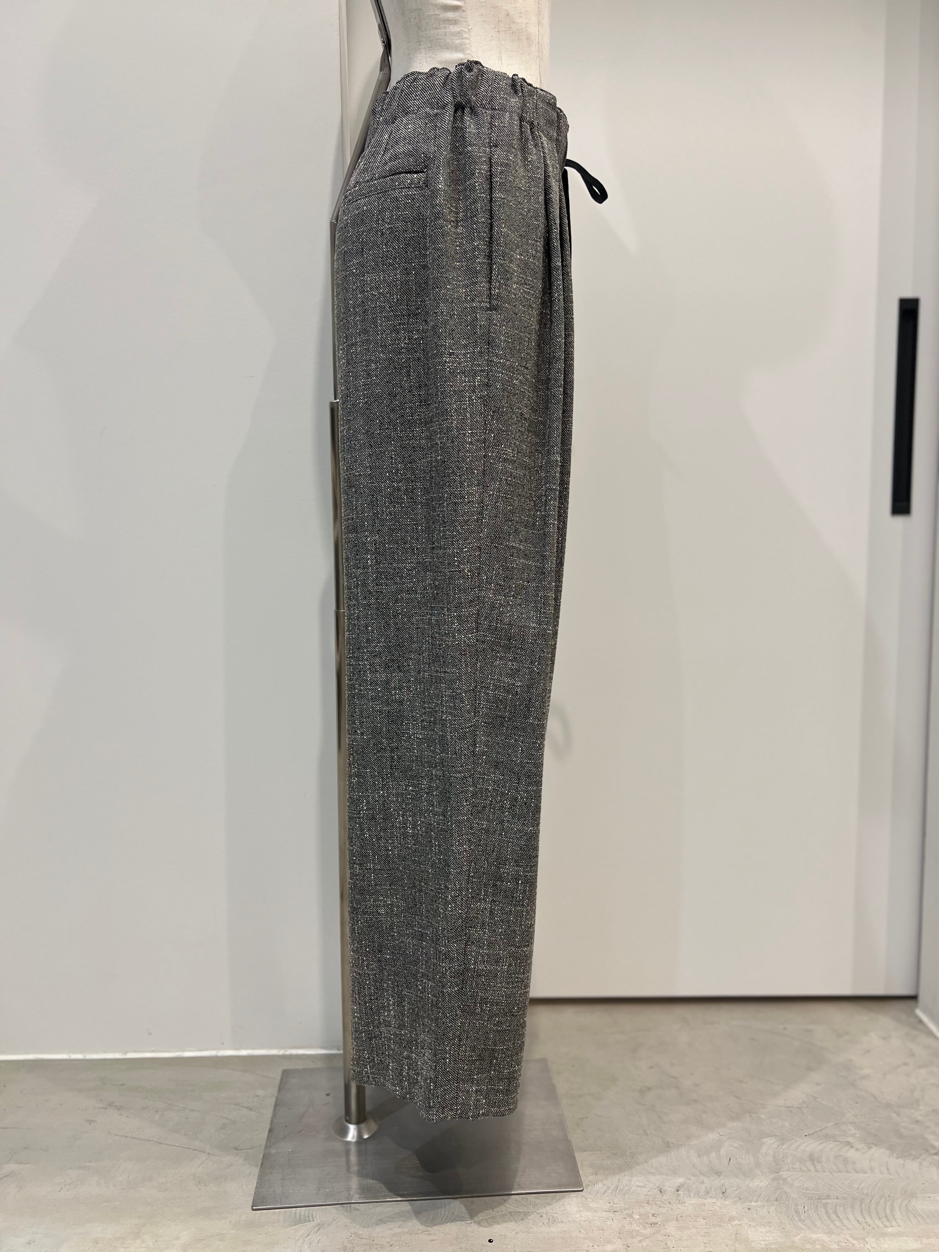 【PASSIONE】セットアップ可 ツイードライクツータックパンツ 536609