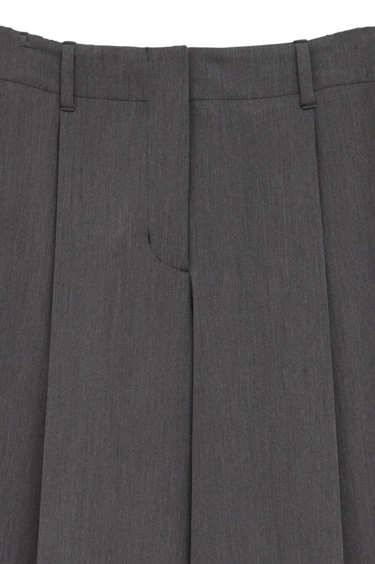 CLANE LOW WAIST TUCKED LOOSE SLACKS