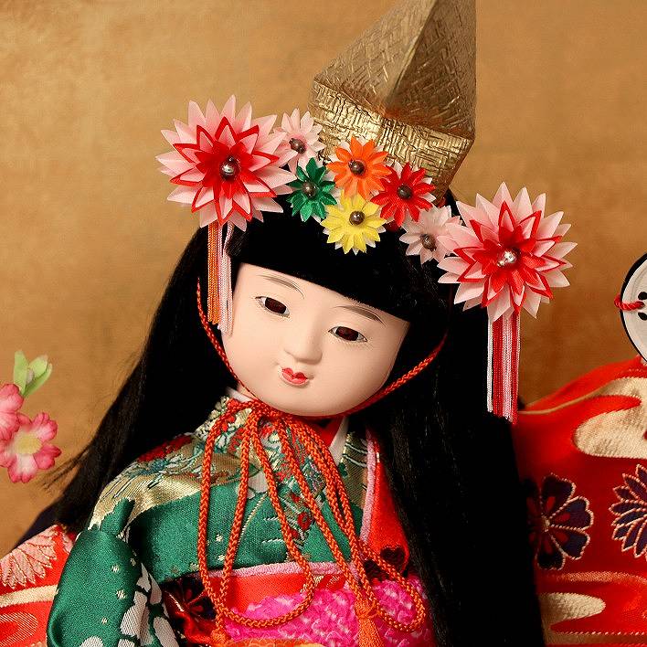 茜光玉・日本人形・浅妻・ケース付・No.170903-02・梱包サイズ140