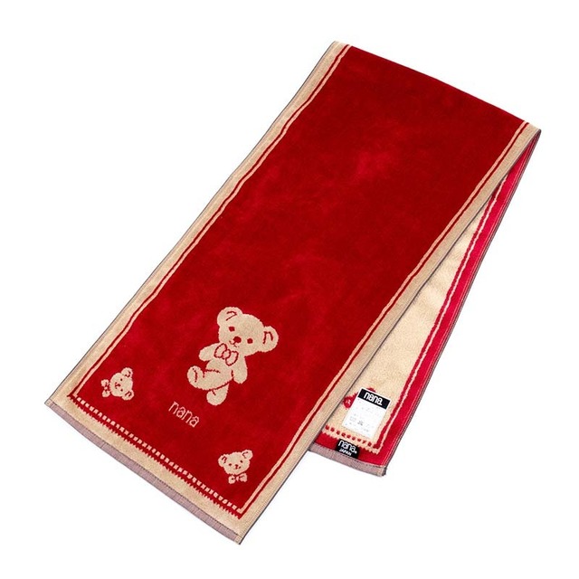 タオル　横浜ナナ NANA　スポーツタオル　ベア　アカベージュ　nn-spt93