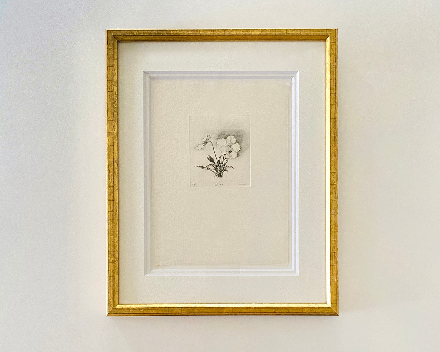 《ノエルの贈り物》木村まどか "shiro" Kimura Madoka/lithograph/ with frame