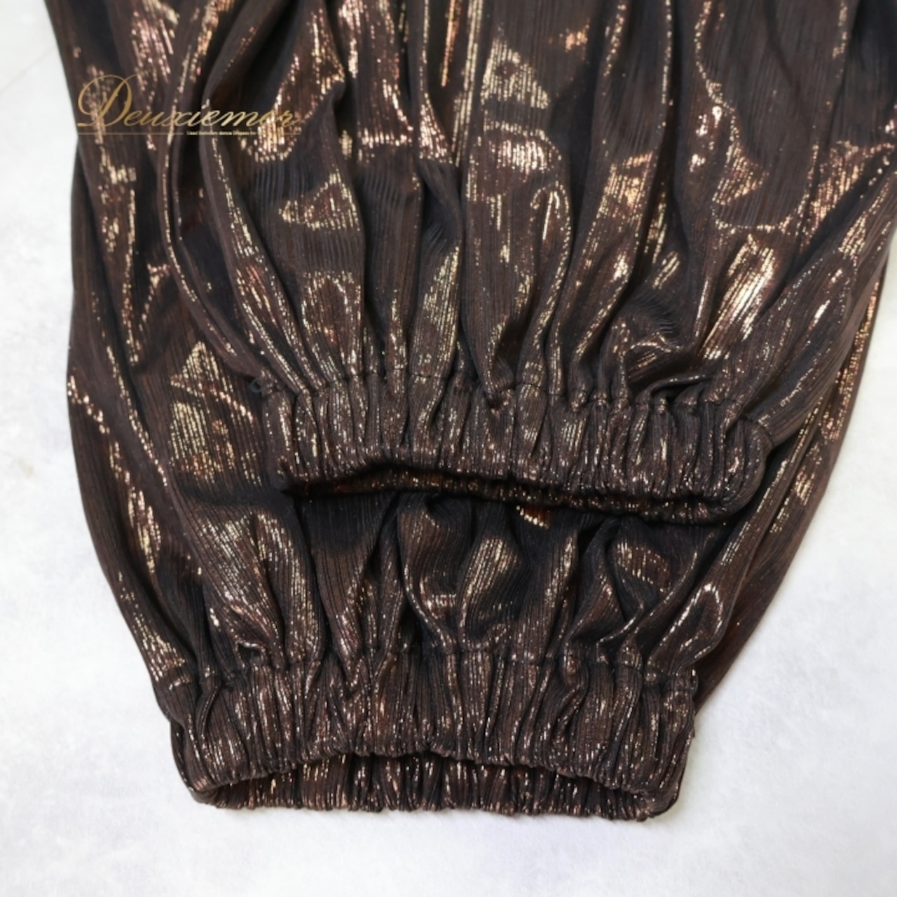 ベリーダンス 衣装 上下セット ブラウン系 miyamiya レッスン 練習 トップス ズボン パンツ ボトムス 茶 黒 白 光沢 ハーレムパンツ ツーピース セットアップ 伸縮 ストレッチ ブラック系 ホワイト系 ベージュ系