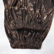 ベリーダンス 衣装 上下セット ブラウン系 miyamiya レッスン 練習 トップス ズボン パンツ ボトムス 茶 黒 白 光沢 ハーレムパンツ ツーピース セットアップ 伸縮 ストレッチ ブラック系 ホワイト系 ベージュ系