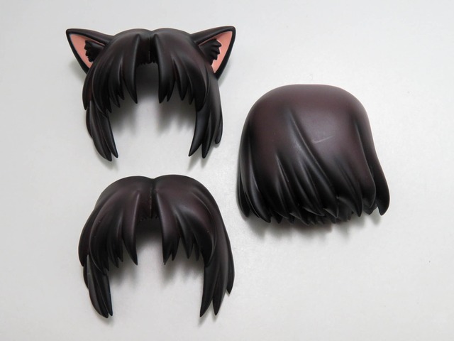 （Ａ－ランク）【084】 両儀式 髪パーツ ショート（ケモ耳）　ねんどろいど