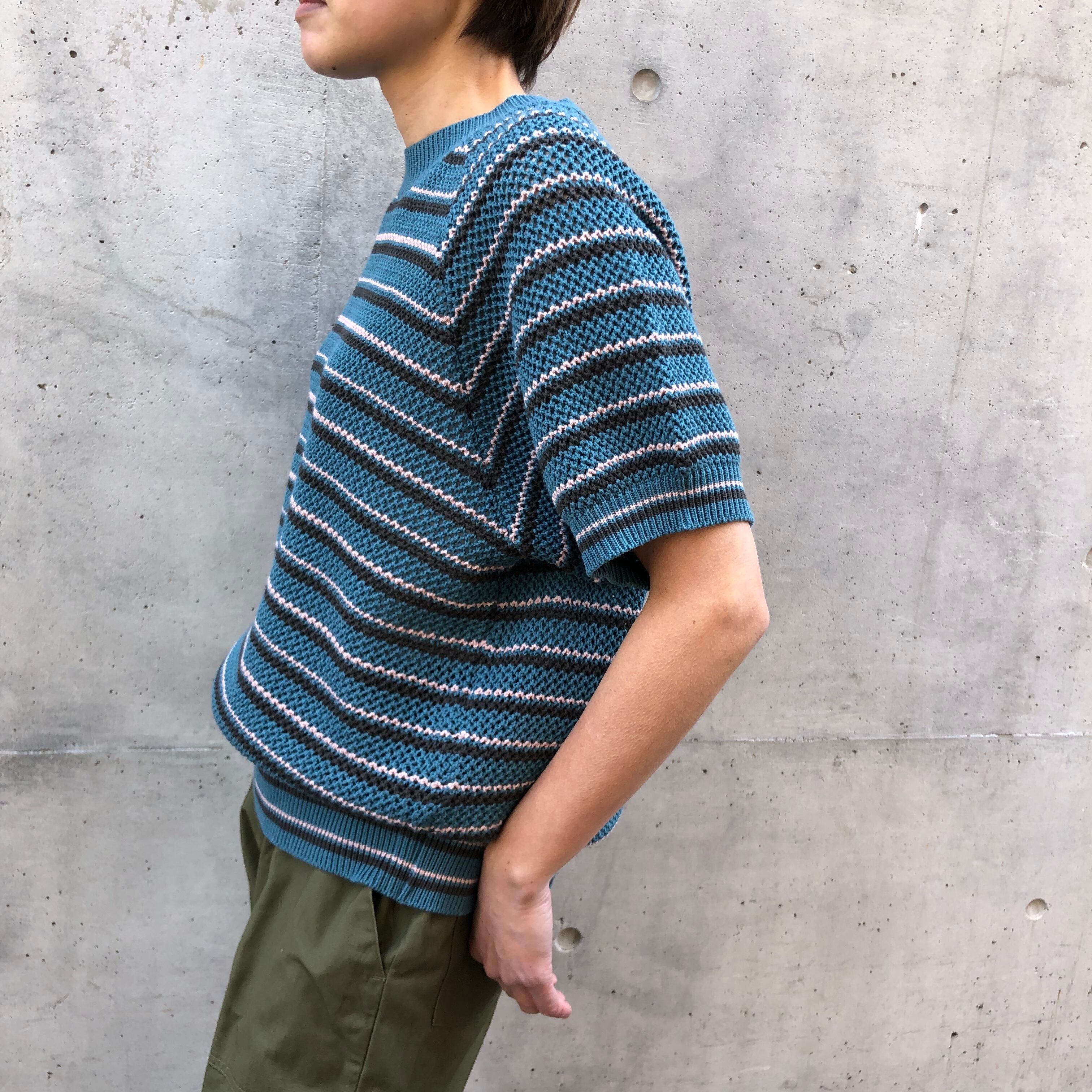 SUGARHILL　MULTI STRIPE COTTON KNIT TEE