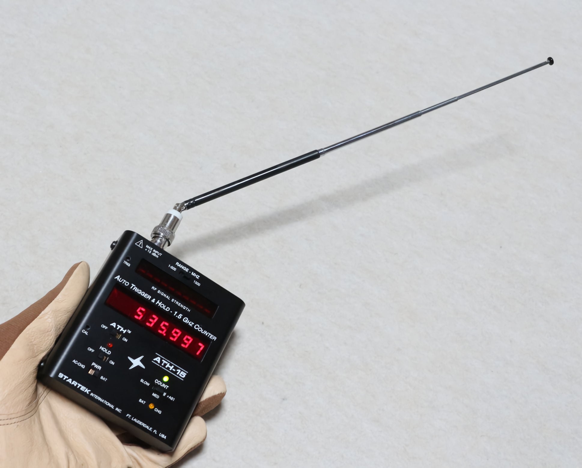 STARTEK　ハンドヘルド　LED周波数カウンタ 1～1500 15-BG USED 極上品 2025年最新Yahoo!オークション -周波数 カウンタ(ホビー、カルチャー