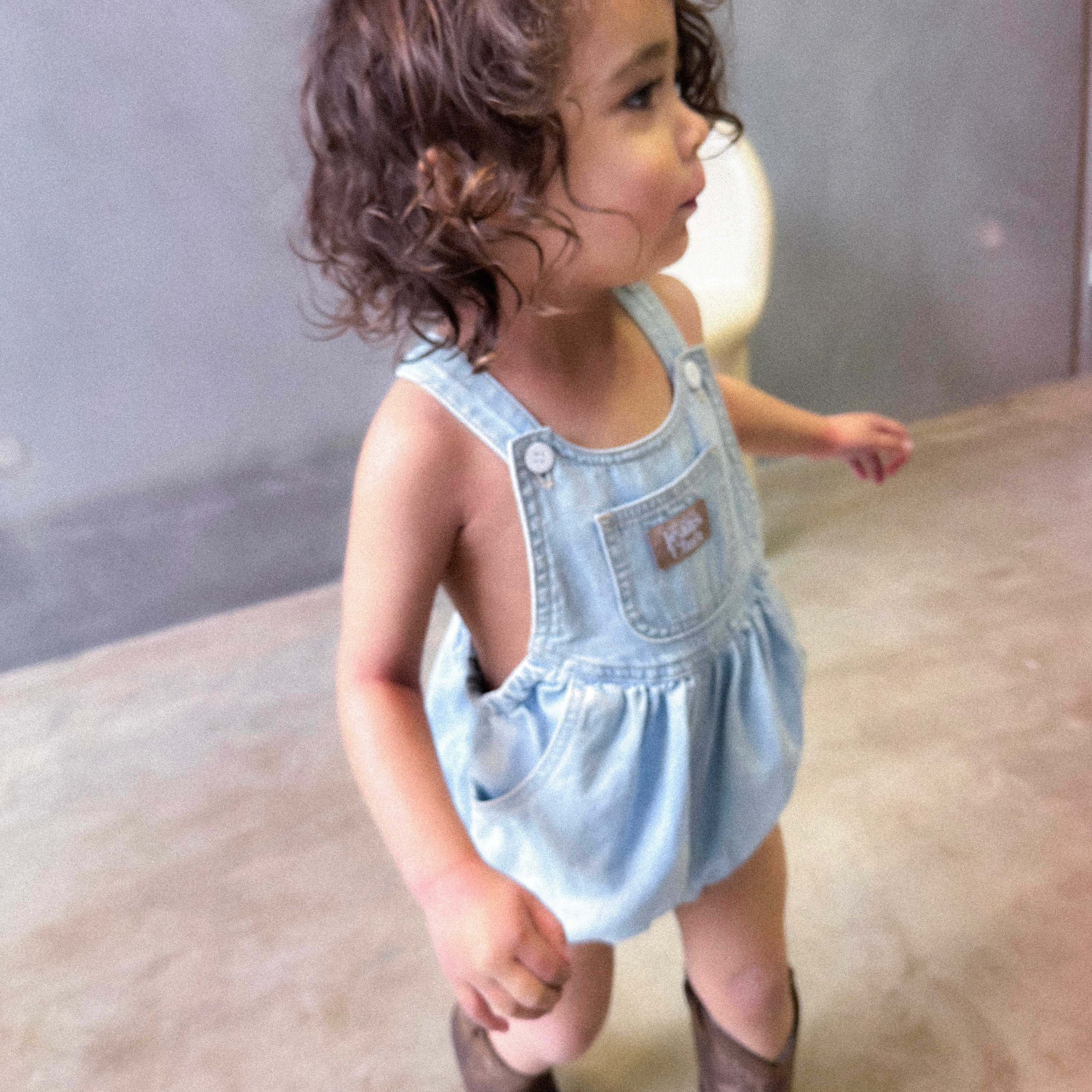 TWIN COLLECTIVE】BOWIE ROMPER - BLUE HEAVEN | RIRIBELL