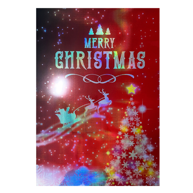 ホログラムポスター「クリスマス」※A1サイズ