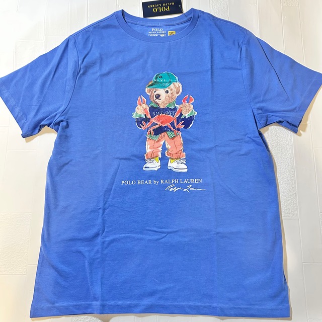 【160cm】大人もOK キッズ（男の子）ベア　半袖Tシャツ