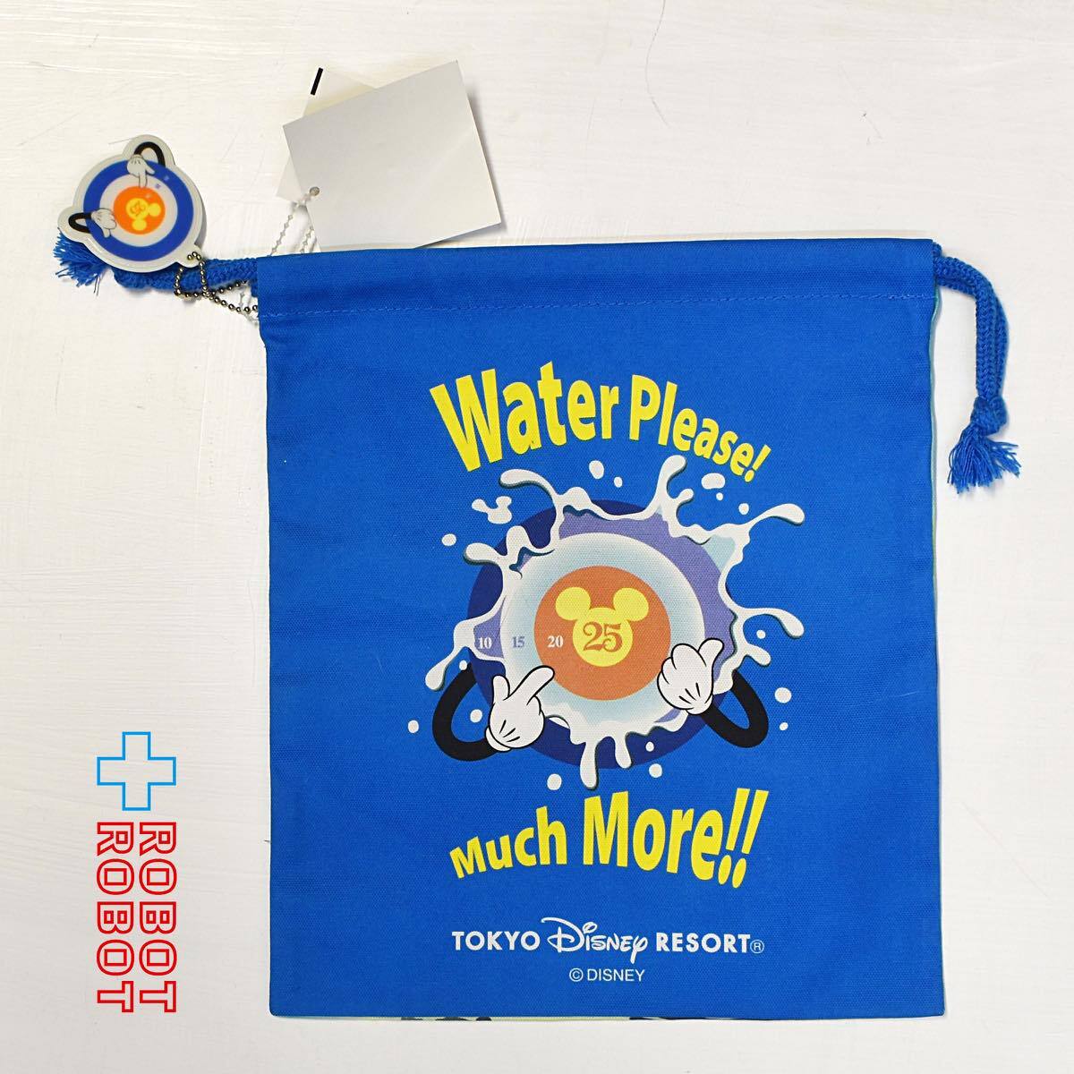 ⑩ 巾着 Disney summer splash 2010 サマースプラッシュ TDR 東京ディズニーランド 2008 25周年 サマースプラッシュ 巾着