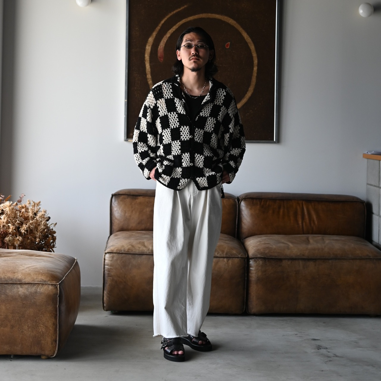 OLD JOE(オールドジョー)HAND CROCHET HAVANA SHIRTS (Long-sleeve)