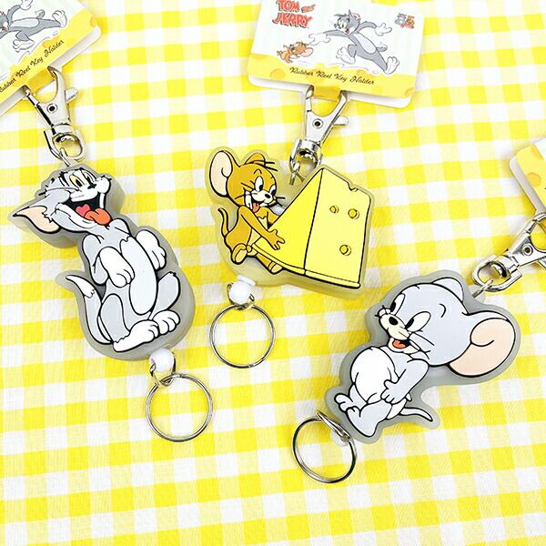 トムとジェリー ジェリー ラバーリールキーホルダー | キャラクター