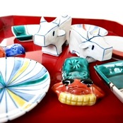 村田菜穂美 おしし箸置き 大 グリーン