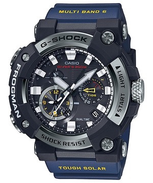 国内正規品 CASIO カシオ G-SHOCK Gショック FROGMAN フロッグマン 200m潜水用防水 GWF-A1000-1A2JF ブルー 腕時計 メンズ