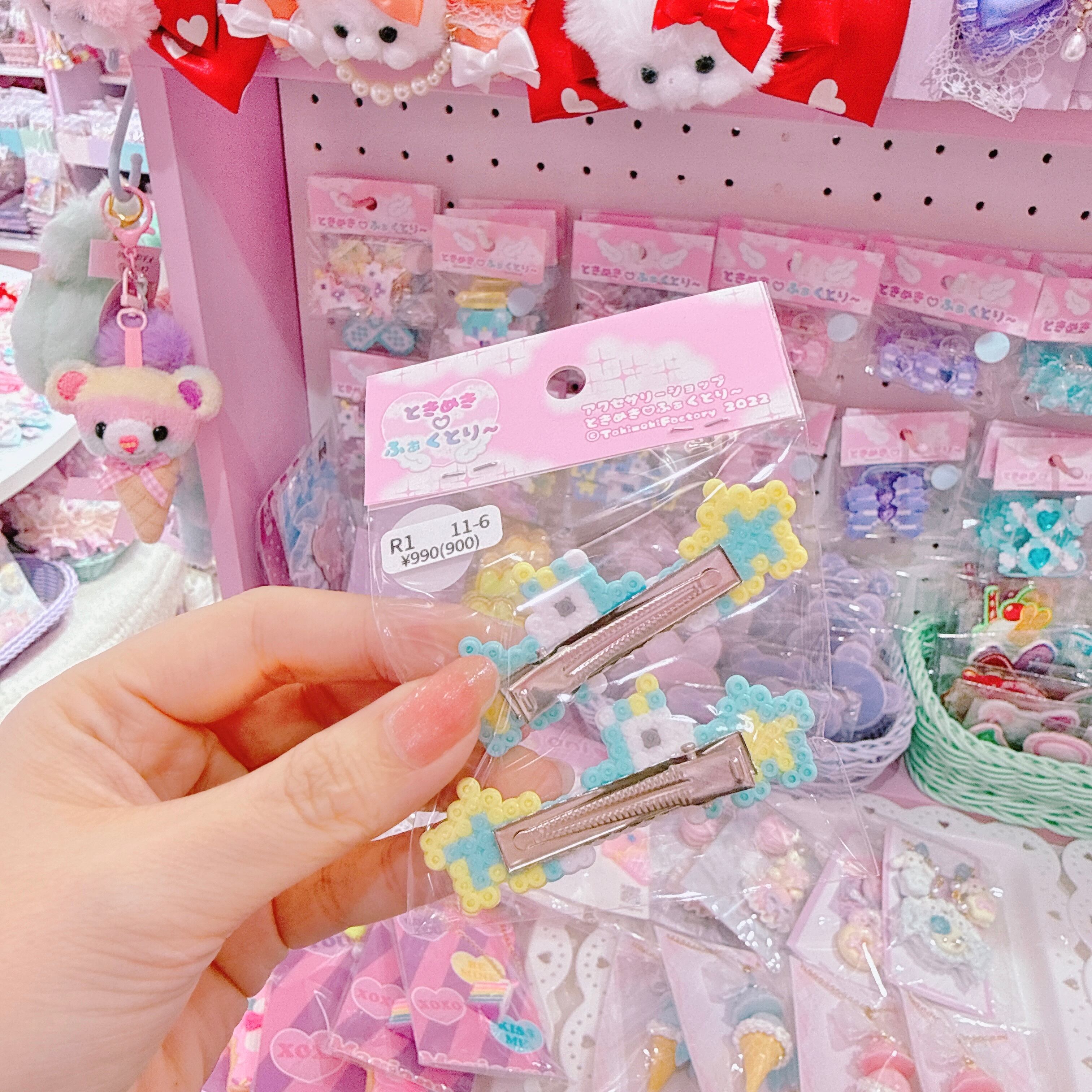 【R1】11-6スターユニコーンツインヘアクリップ