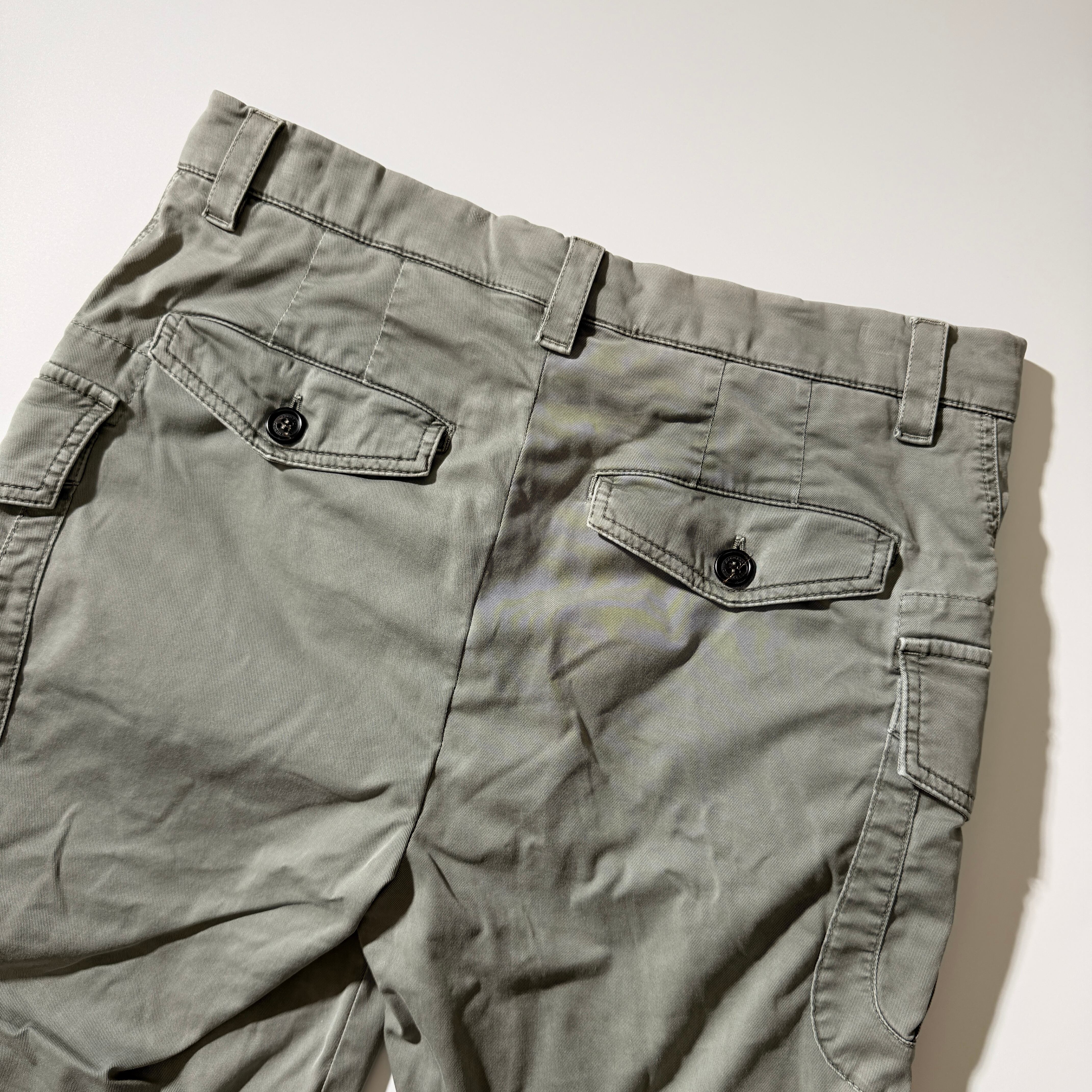 Brunello Cucinelli Aviator Cargo Pants Khaki 44 | ASSET VINTAGE