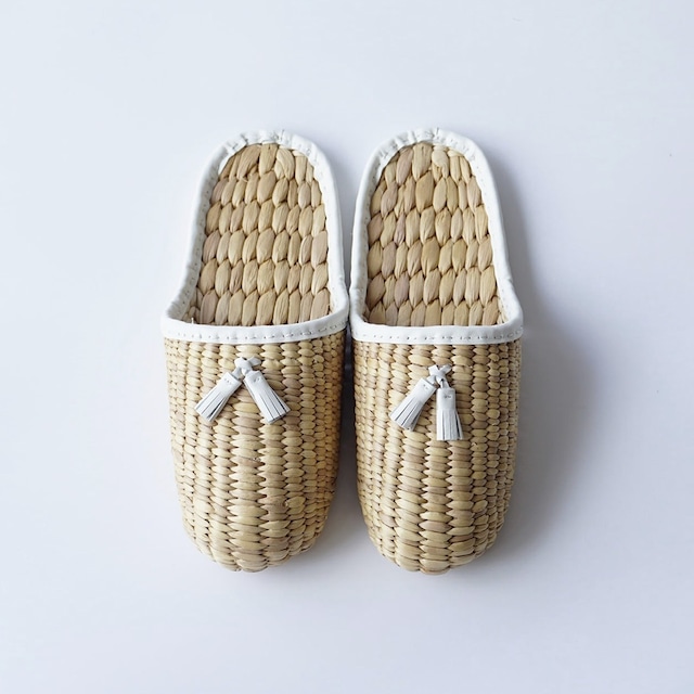 Stan (スタン) Product Slipper Slipper Tassel [white] スリッパ