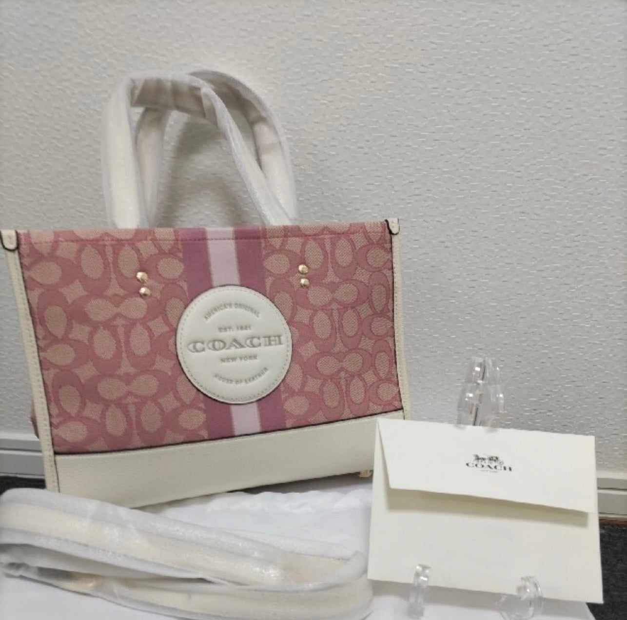 K425 未使用⭐︎ コーチ ハンドバッグ レザー ピンク COACH