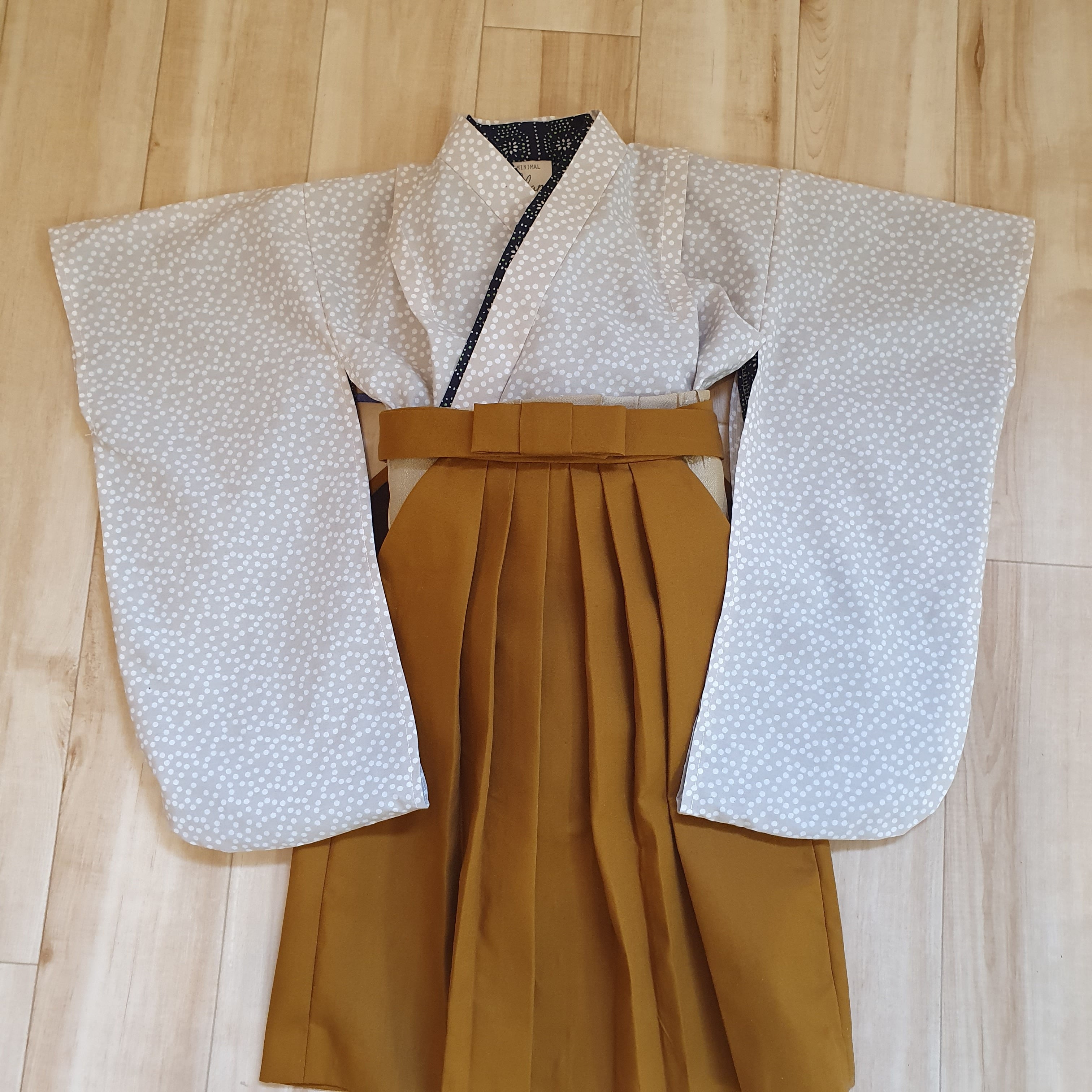 ダウンロード版型紙】なんちゃって袴｜上衣・襦袢共通｜110