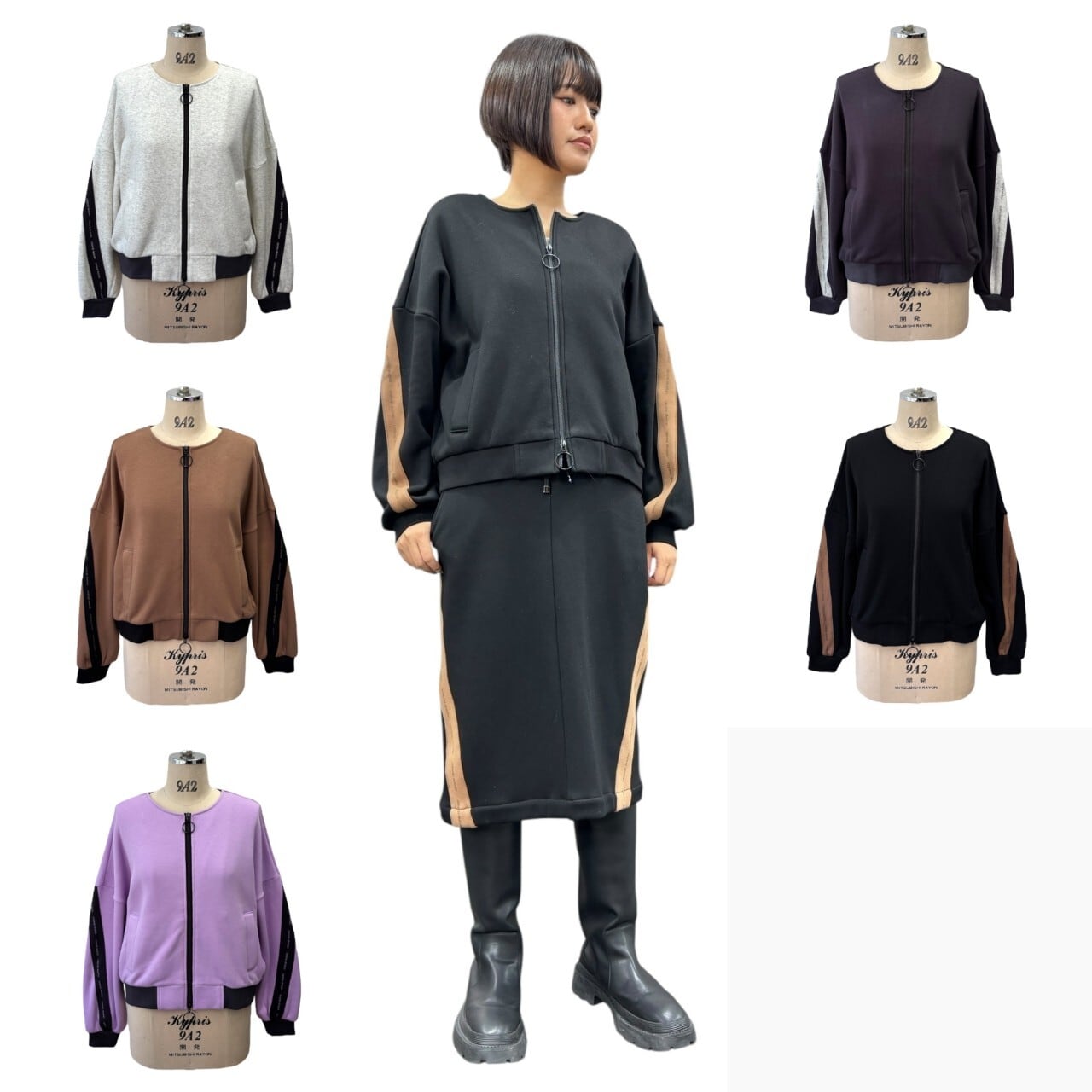 ayane】ボンバーブルゾン 896103 アヤン | red earth