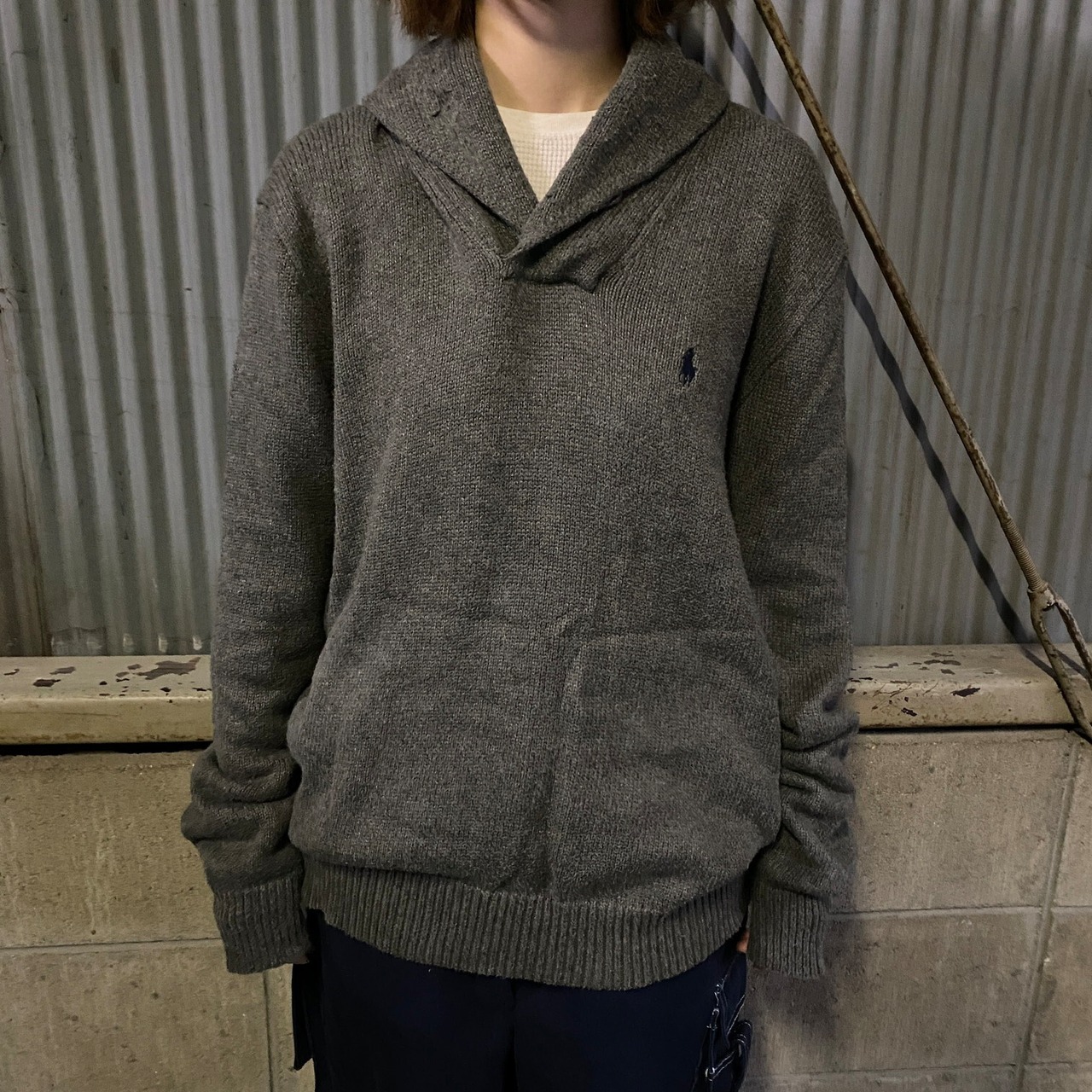 Polo Ralph Lauren ポロ ラルフローレン ショールカラー コットン  