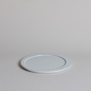 rpm / ズレた丸プレート 【大】 白妙〈陶器 / 食器 / お皿 〉