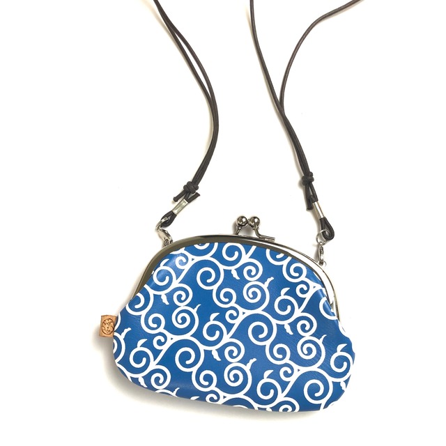 【GAM30】斜めがけもできるがま口財布