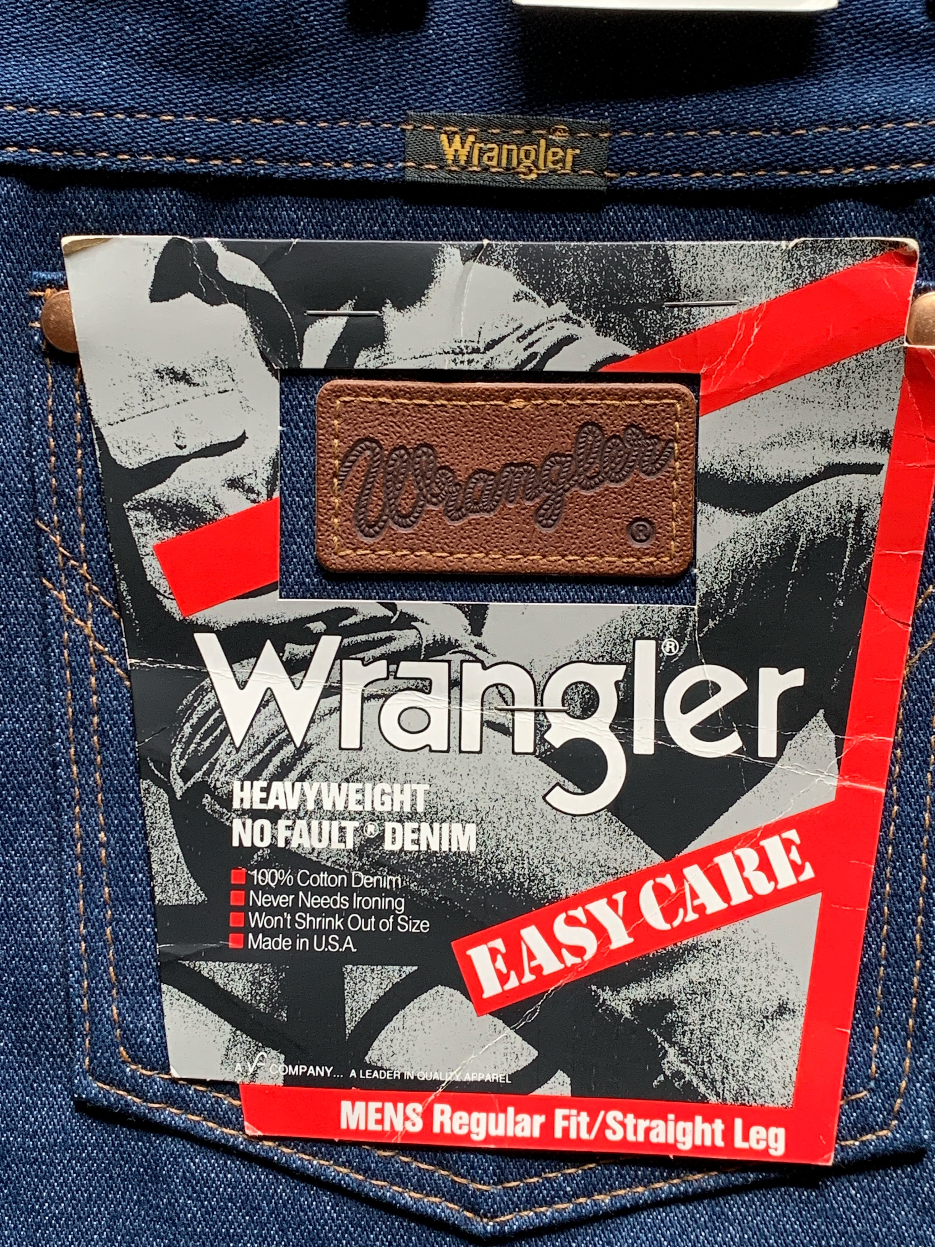 80's〜 Wrangler 912DEN デニムパンツ DEADSTOCK 表記(30×34) USA製