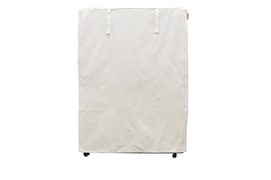 2段用 ケージカバー 日本製 Ａタイプ（縫製・帆布/綿100％） オフホワイト（生成り色)ペットサークルカバー