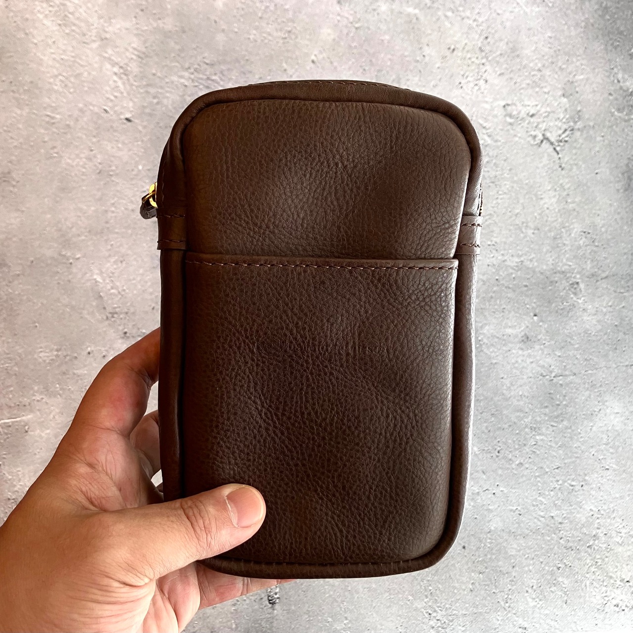 【POUCH】ポーチ ミネルバボックス ダークブラウン