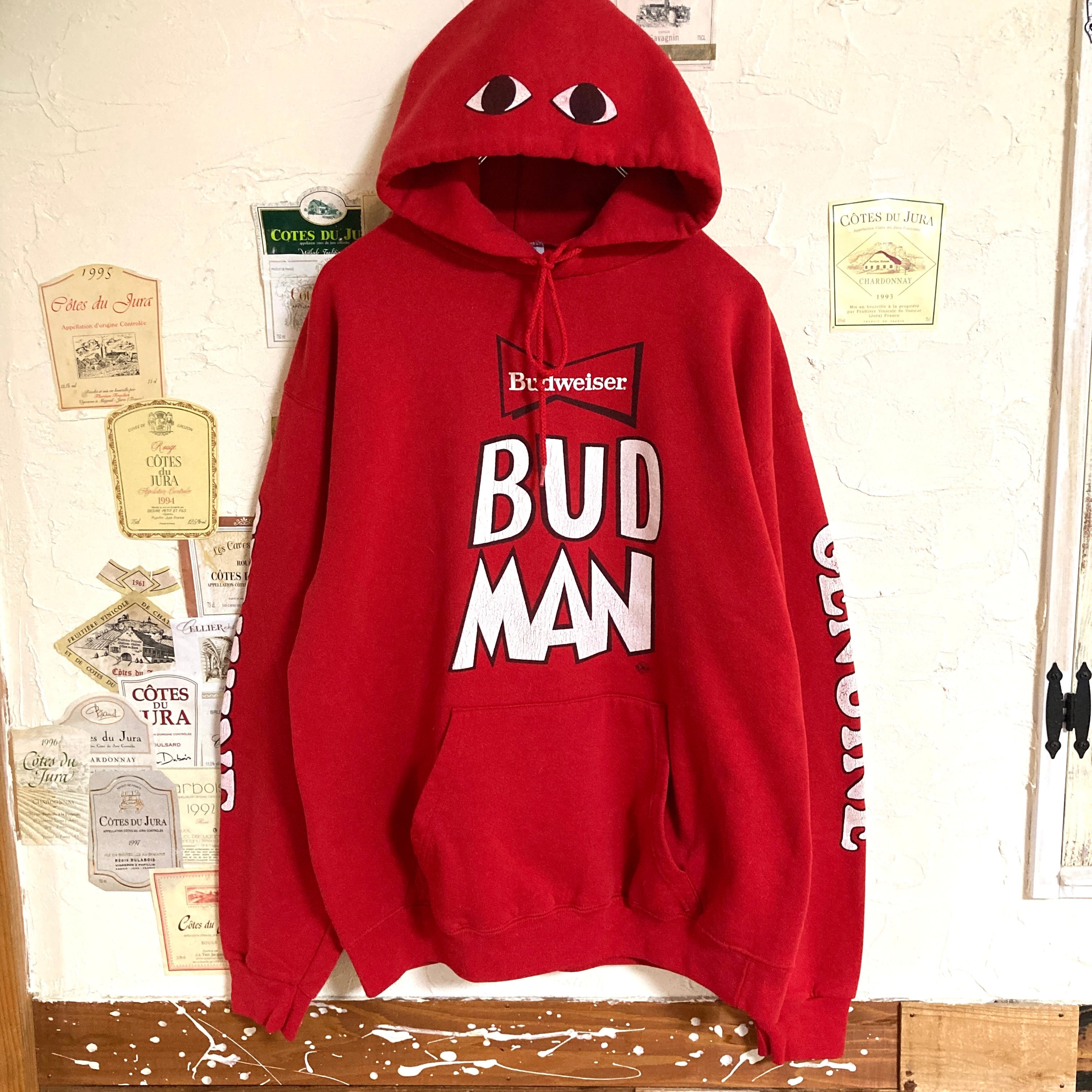 Calham Budweiser バドワイザー スウェットプルオーバーパーカー ...