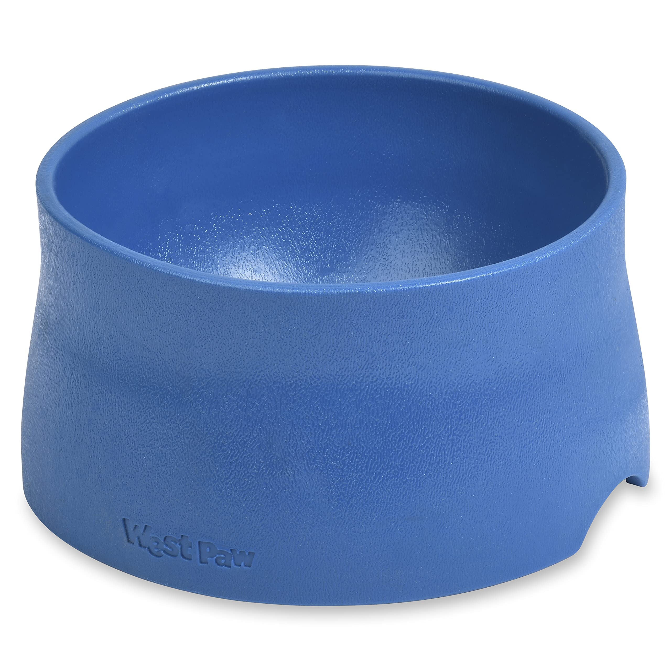 West Paw 犬用食器 フードボウル 滑らない シーフレックス ノンスリップボウル ブルー(マリン)