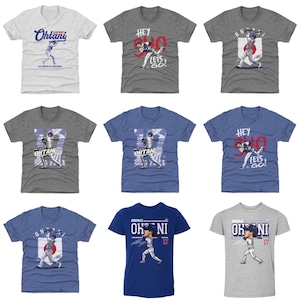 【子供用】 大谷翔平 Tシャツ MLB 500level ドジャースver.①〜⑩種類のみ限定販売