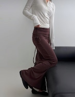 【新作5%OFF・3日間】Side-Shirring Stretch Skirt_3colors