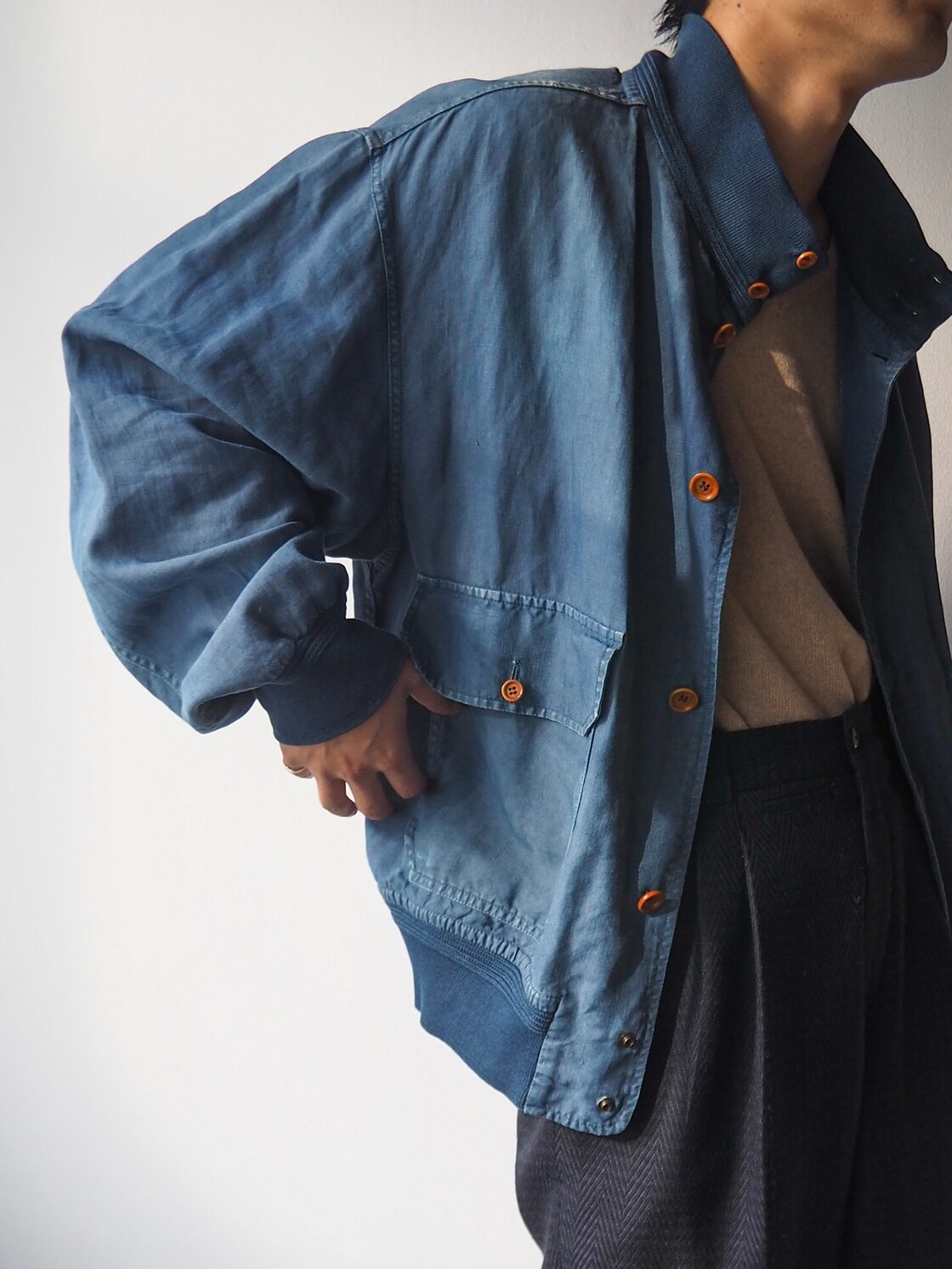 Early 1990s C.P. Company Garment Dyed Linen Valstarino IDEAS FROM