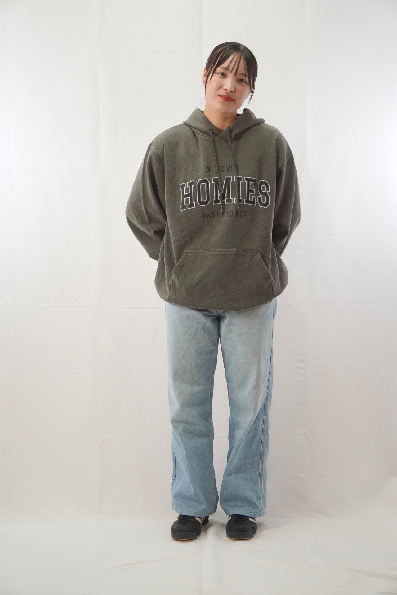 【受注生産】OLD SIGNATURE HOODIE color Fade grey - 4