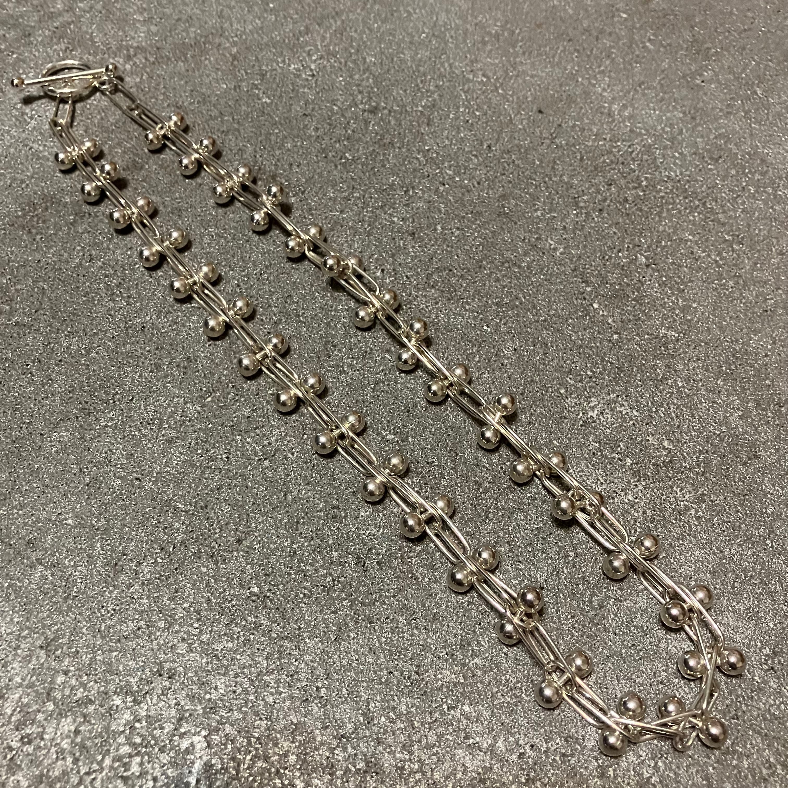 SILVER925 DNA DESIGN CHAIN MANTEL NECKLACE | maryland_accessories 