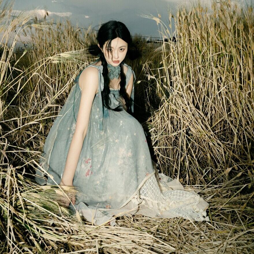 SEASONZ 森ガール ジャンパースカート シフォン アシンメトリー 夏服