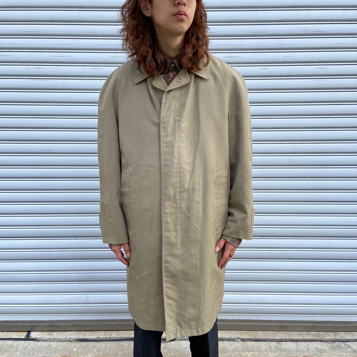 送料無料』80s Brooks BROTHERS ステンカラーコート デンマーク製 