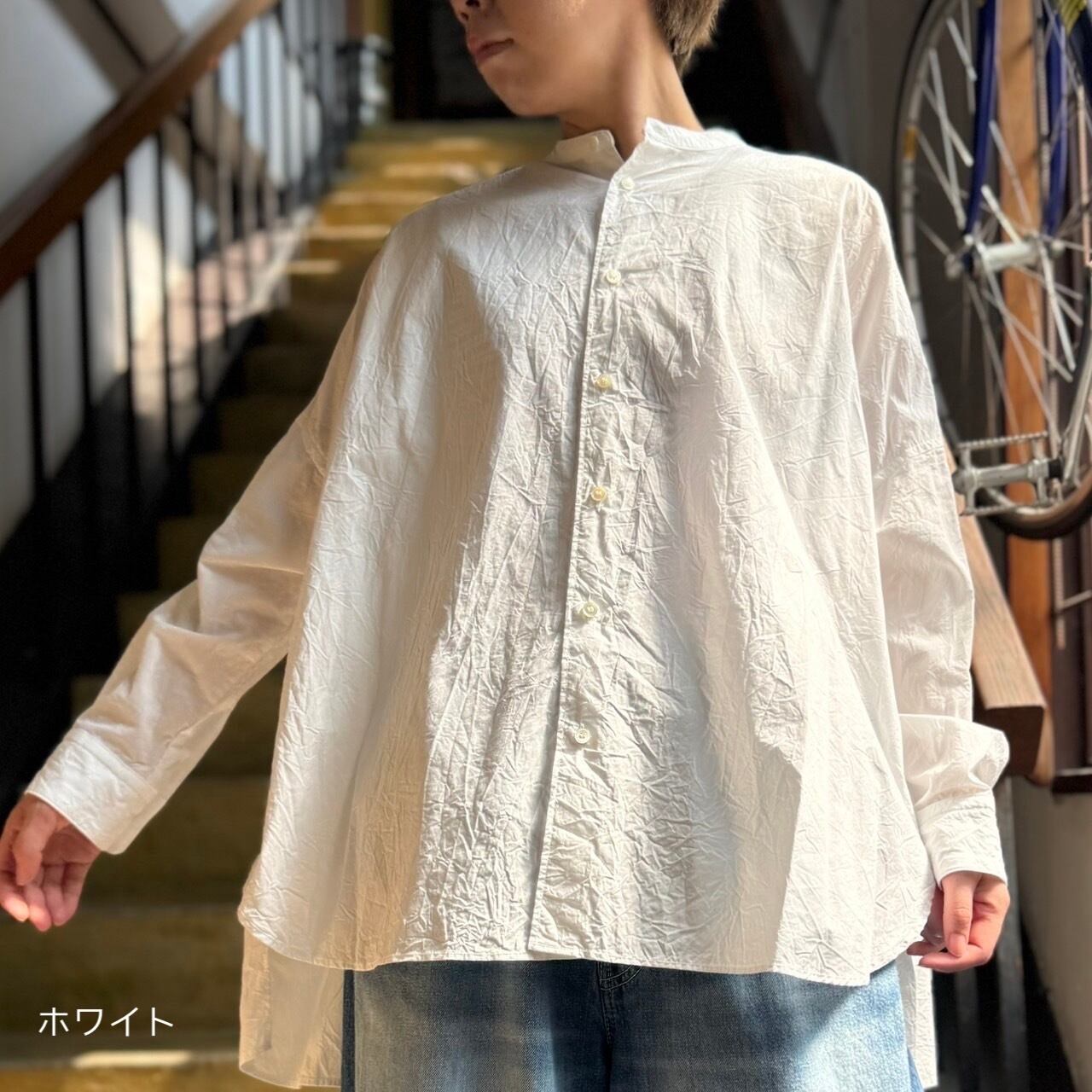 yuni - C/キャッチワッシャー ワイドブラウス | clever elephant