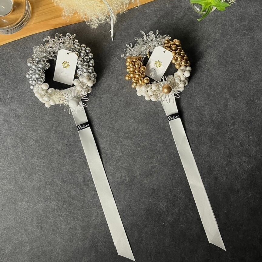 ホワイトローズとゴールドリボンのキラキラ豪華特大リース♪♪☆ Mariée de Kumya♥～ハートとリボンの魔法～ | BABY, THE STARS