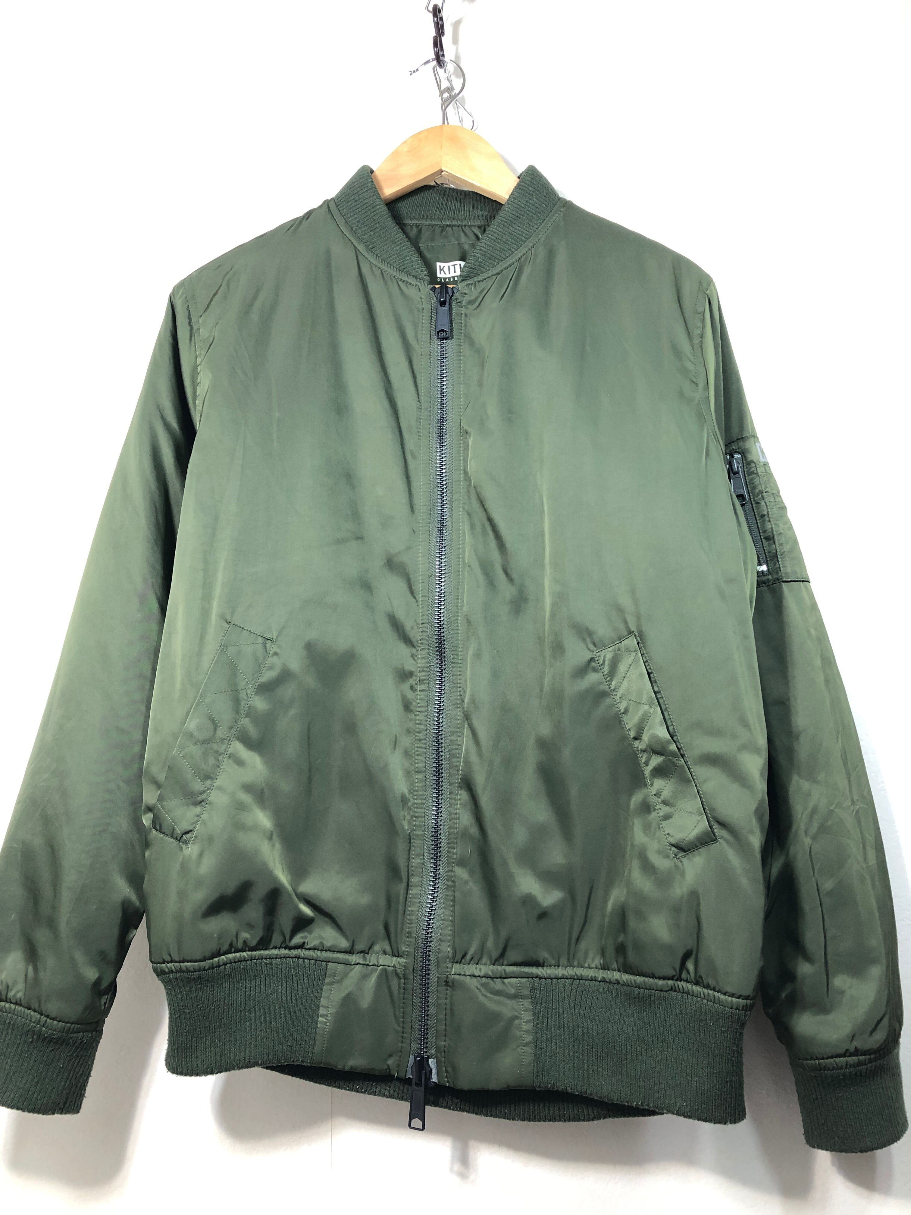083052○ KITH CLASSICS ASTOR MA-1 JACKET M ジップ ミリタリー 