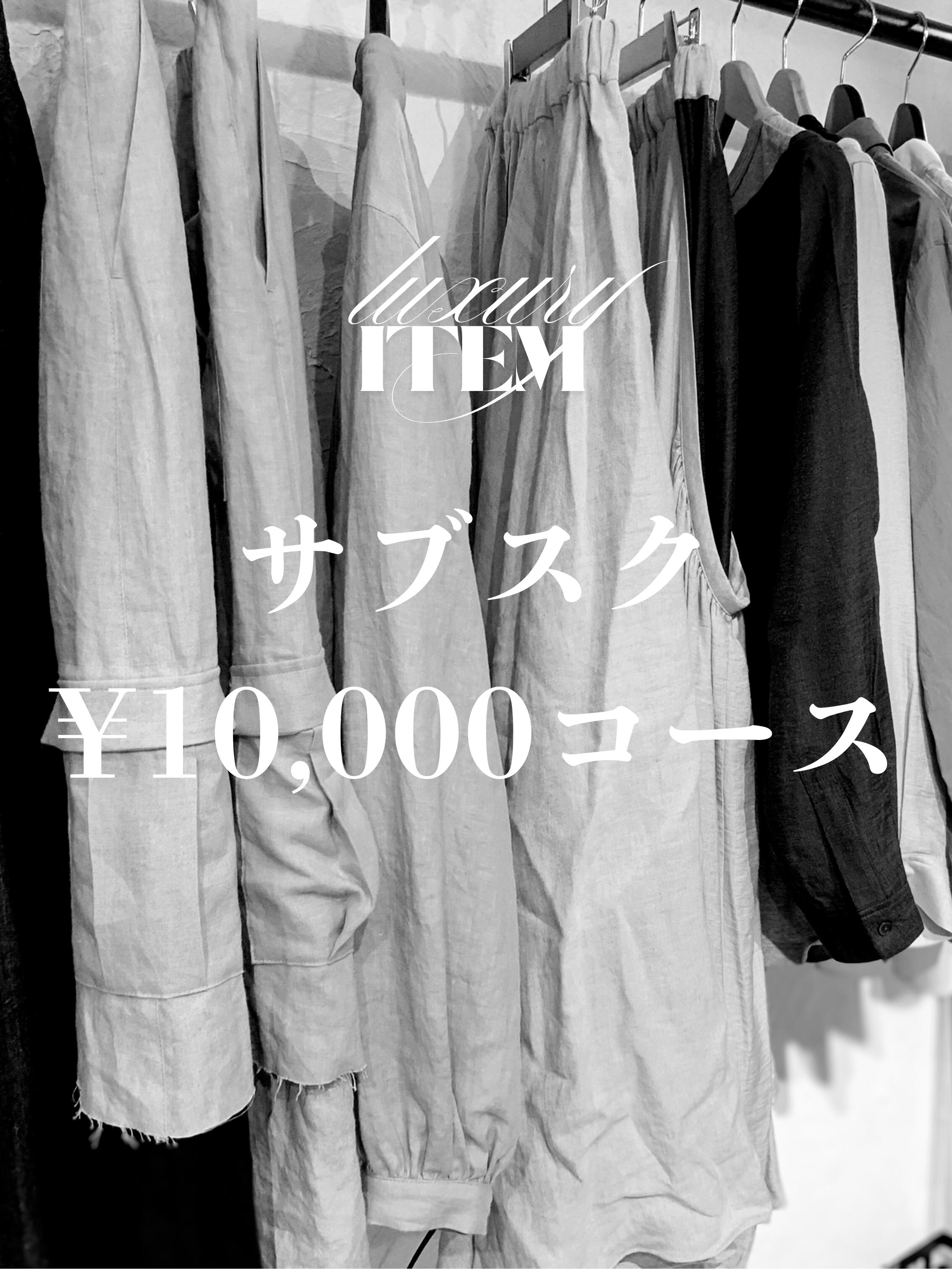 サブスク1万円(税込11,000)プラン