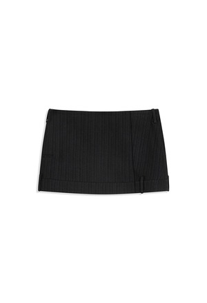 [OPEN YY] TAILORED TROUSER MINI SKIRT, BLACK 正規品 韓国ブランド 韓国通販 韓国代行 韓国ファッション オープン ワイワイ 日本 店舗